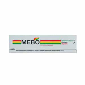 Mebo ointment tube and box used for burn treatment and wound healing support