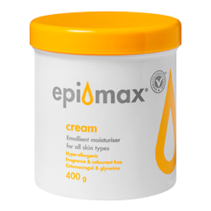 Epimax all-purpose is a highly effective emollient cream that is perfect for dry skin conditions. It is hypo-allergenic and free from artificial