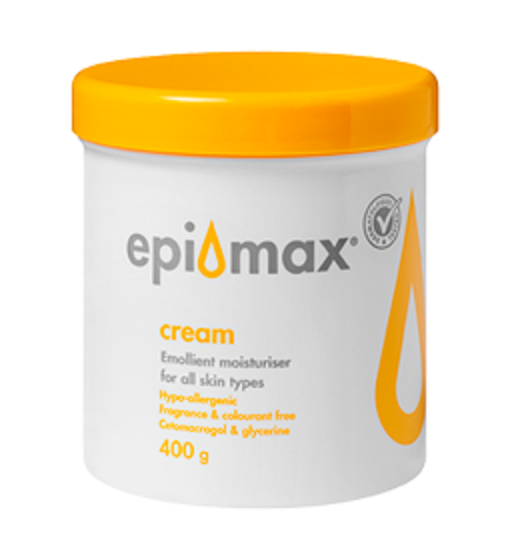 Epimax all-purpose is a highly effective emollient cream that is perfect for dry skin conditions. It is hypo-allergenic and free from artificial