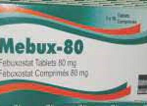 Mebux 80 (febuxostat 80mg) – 30 tabs