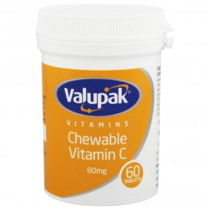 VITAMIN C CHEWABLE  80MG TABS 60'S