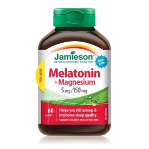Melatonin 5mg and Magnesium 150mg-60 Tablets