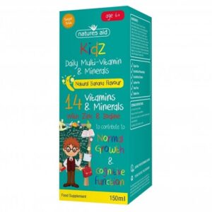 Natures aids Kidz Daily Multi-Vitamins & Minerals-150ml