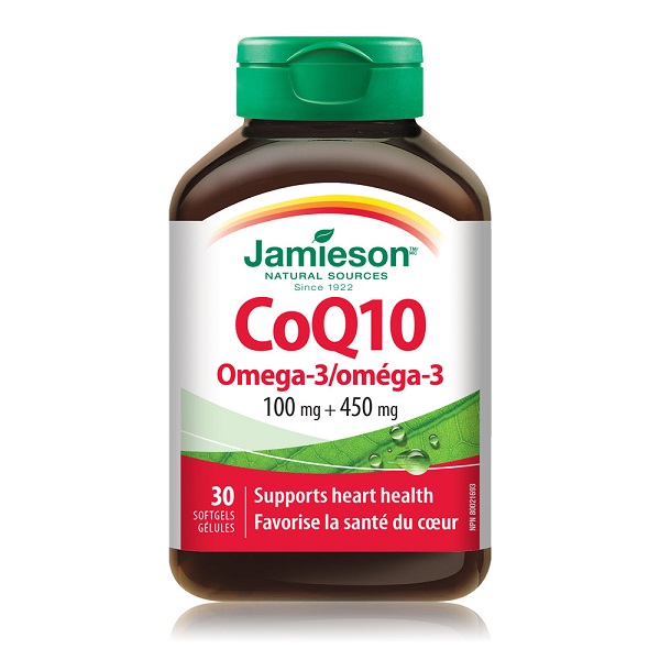 Jamieson coq10 + omega-3 30 softgels