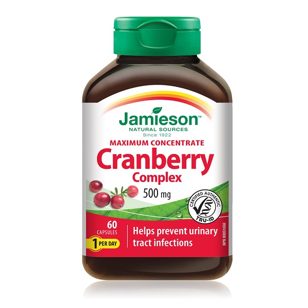 Jamieson cranberry complex 500mg caps 60`s