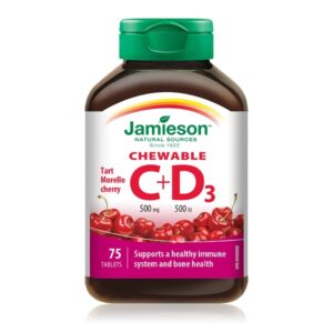 Jamieson vitamin c 500mg & vitamin d 500iu