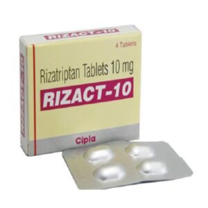 Rizact 10mg (Rizatriptan) 4 Tabs