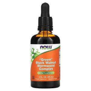 Now Green black walnut wormwood support gastrointestinal health and promote a healthy microbial balance in the digestive tract.
