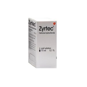 Zyrtec/ cetirizine dihydrochloride Oral Solution 1mg/ml 75ml
