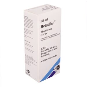 Betadine(povidone) mouth wash/Gargle 125ml