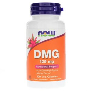 DMG (Dimethylglycine) supports energy, immune function, oxygen utilization, and cognitive health while promoting overall metabolic balance