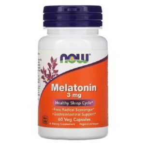Now melatonin 3mg caps 60's/Healthy Sleep Cycle