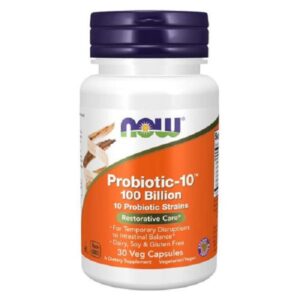 Support gut, immune and digestive health with Probiotic 10—100 billion CFUs and 10 strains for maximum balance. Powerful daily probiotic!