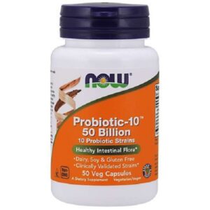 Now probiotic 10 50 billion caps 50's/ healthy intestinal flora