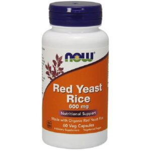 Now red yeast rice 600mg 60's/ nutritional support
