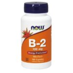 Now vitamin B-2 100 mg veg capsules/ energy production