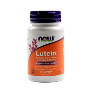 Lutein supports eye health by filtering blue light, reducing macular degeneration risk, and protecting against oxidative stress.