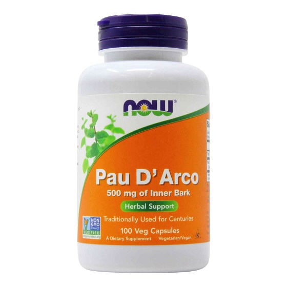 Now pau d arco 500mg caps 100's/ Herbal Support