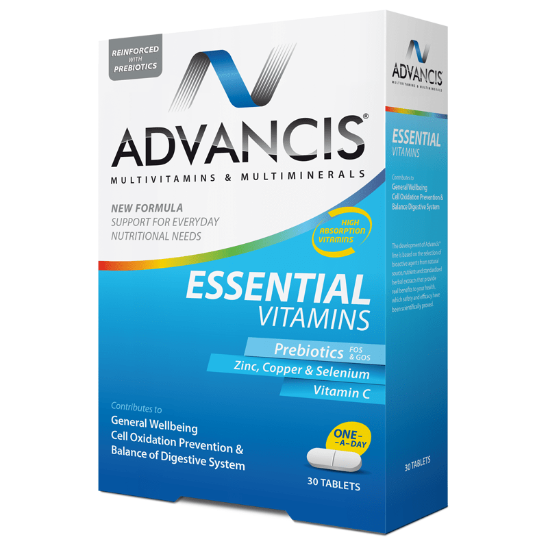 Advancis Essential vitamins-30 Tablets