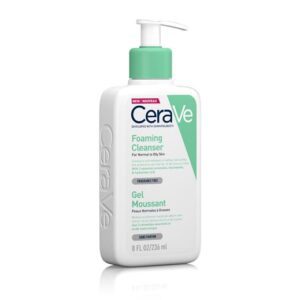 Cerave foaming cleanser gel moussant/Normal to oily skin-8fl oz/236ml