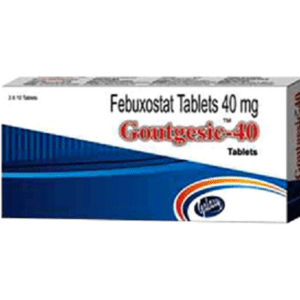 Goutgesic ( febuxostat) 40mg -10 tablets