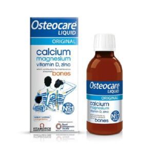Osteocare Liquid with calcium, magnesium, vitamin D, and zinc for strong bones and daily bone health support