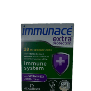 Immunace Extra Protection tablets for immune system support with vitamins D3, zinc and selenium