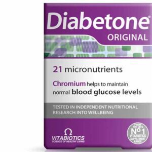 Diabetone Original tablets with chromium for maintaining normal blood glucose levels