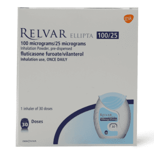 Buy Relvar Ellipta 100/25 inhaler online in Kenya for asthma and COPD treatment