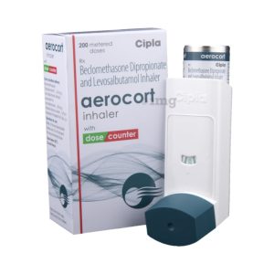 Aerocort inhaler with Beclometasone Dipropionate and Levosalbutamol for asthma control in Kenya