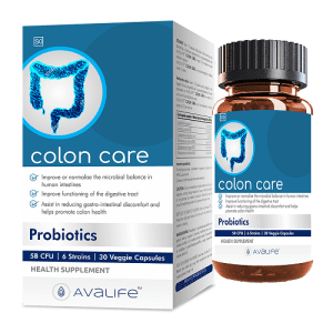 Avalife Colon Care probiotics capsules for gut health bloating relief digestive support supplement Kenya