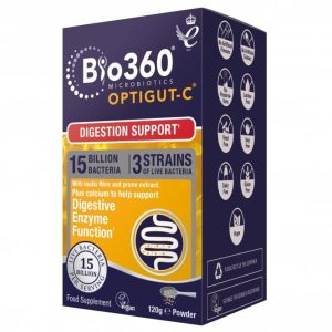 Bio360 OptiGUT-C probiotics powder 15 billion bacteria for digestion and gut health in Kenya