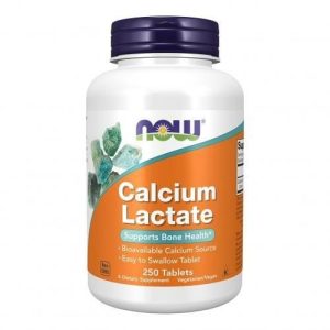 Now Calcium Lactate is a stable and bioavailable form of phosphorus-free calcium.essential for the growth and maintenance of healthy bones and teeth.