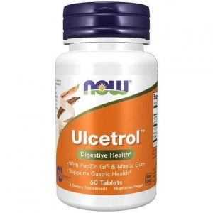 Ulcetrol supports digestive health by promoting stomach lining protection and comfort, with key nutrients for acid balance and gut wellness