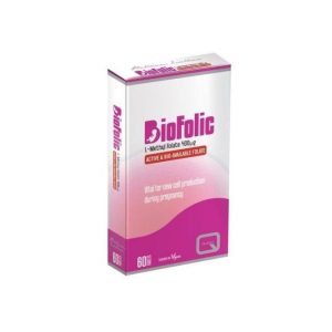L-methyl-folate is the bioactive form of folate, essential for brain function, mood balance, and supporting those with MTHFR mutations