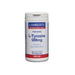 L-Tyrosine supports focus, mood, and stress resilience by boosting dopamine and key brain chemicals for mental performance.