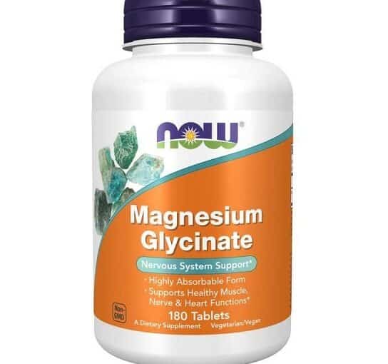 Magnesium glycinate capsules for sleep support, muscle recovery, stress relief, and overall wellness