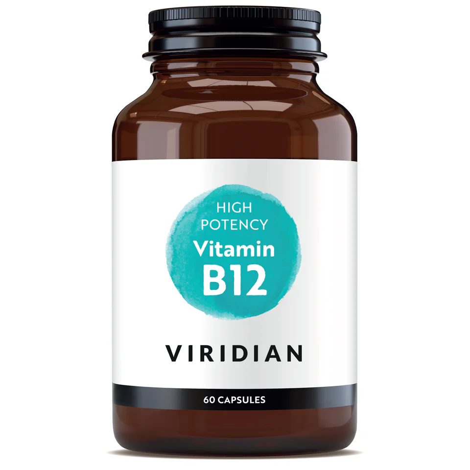 Support energy, immunity and nervous system health with Viridian Vitamin B12 1000mcg – vegan-friendly, high potency, and easily absorbed.