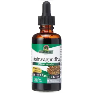 Nature’s Answer Ashwagandha Root 60ml Alcohol-Free supports stress relief, energy balance, and mental clarity. liquid herbal extract for daily wellness.