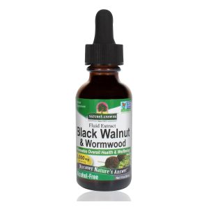 Nature’s Answer Black Walnut and Wormwood 30ml Alcohol-Free supports digestive health and internal balance for natural wellness support.