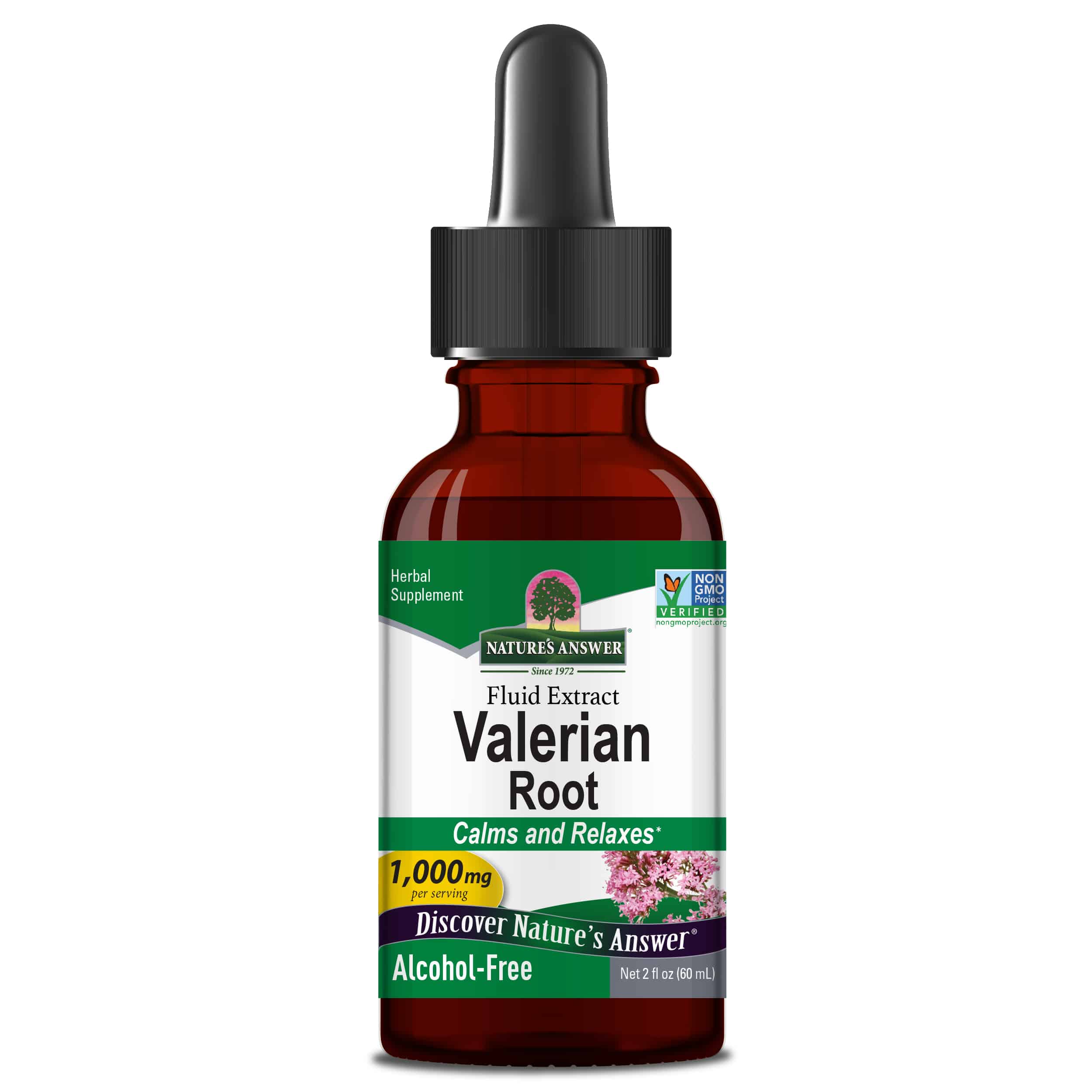 Nature’s Answer Valerian Root supports restful sleep, relaxation, and stress relief with a fast-absorbing herbal liquid extract.