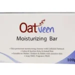Oatveen Moisturizing Bar 100g soap-free oatmeal cleansing bar for dry and sensitive skin