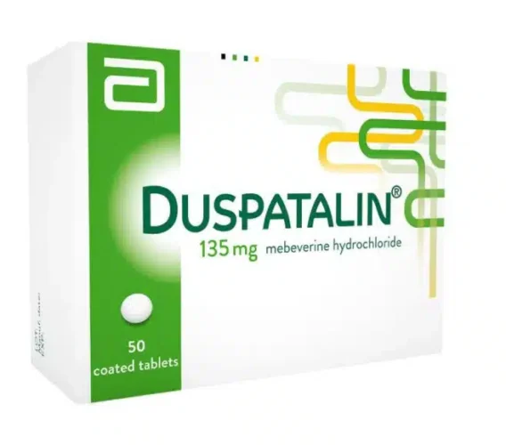 Duspatalin Tablets 135mg containing mebeverine hydrochloride for IBS symptom relief