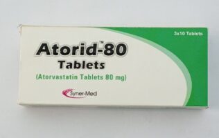 Atorid 80mg atorvastatin tablets for cholesterol management and heart health