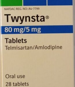 Twynsta 80mg/5mg Telmisartan Amlodipine tablets for high blood pressure treatment