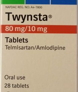 Buy Twynsta 80mg/10mg online. Learn uses, dosage, benefits, side effects, and safety information for effective blood pressure control.