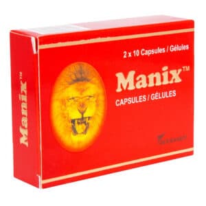 Manix herbal supplement containing Tribulus terrestris and Asparagus racemosus for vitality support
